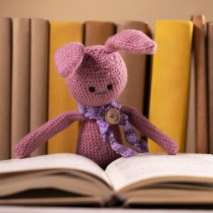 still life crochet plushies