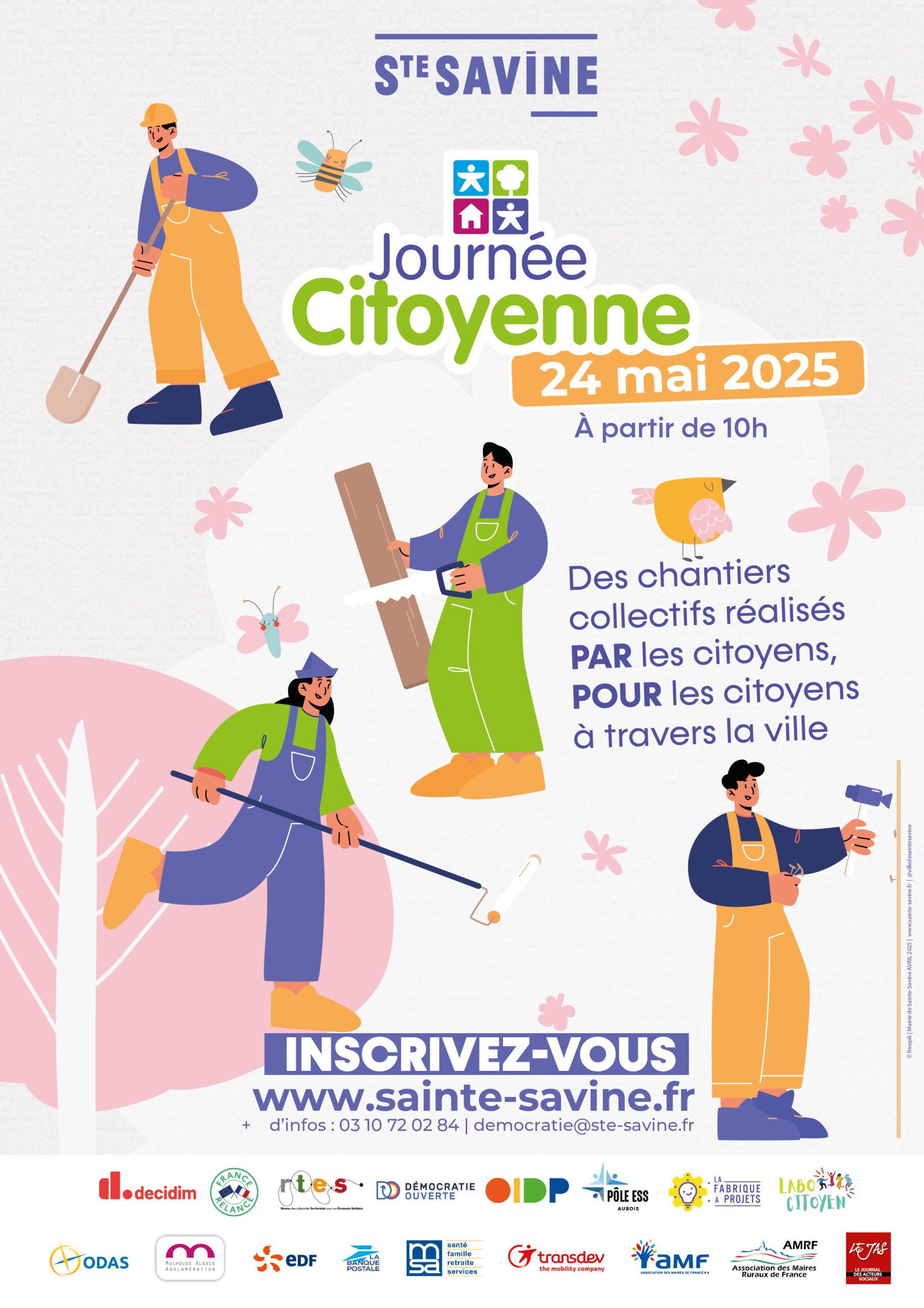 affi flyers journée citoyenne 2025 plan de travail 1