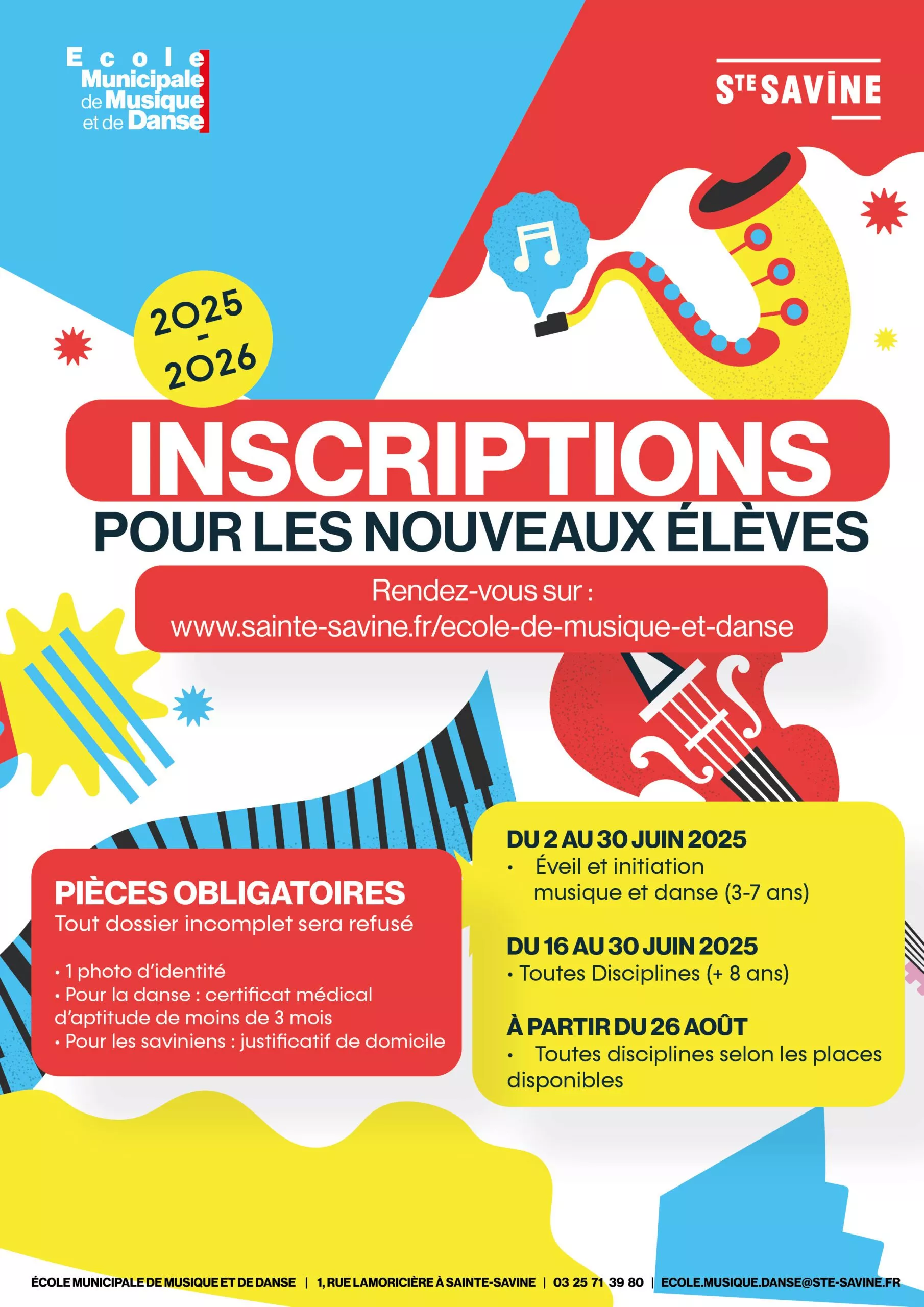 emmd flyer ouverture des inscription