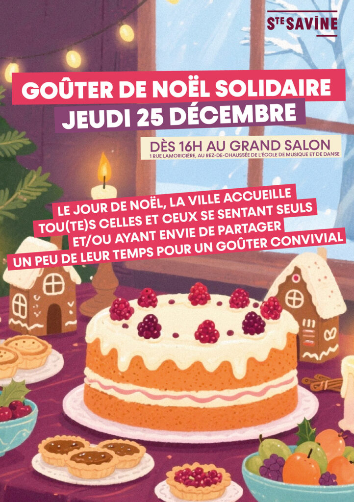 flyer gouter de noël