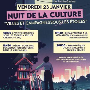 affiche nuit de la culture