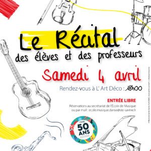 recital affiche l'emmd