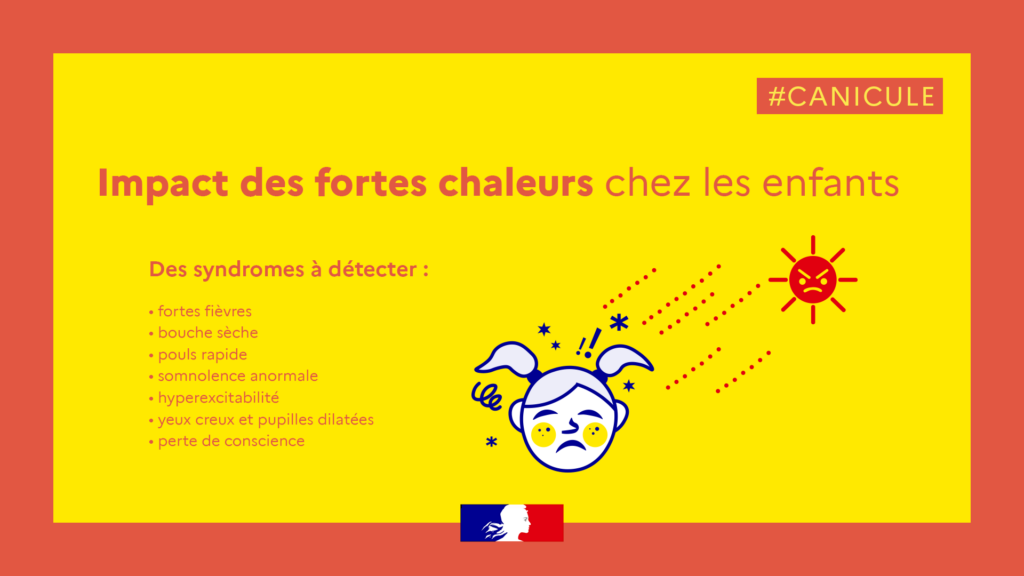 infog impact des fortes chaleurs chez l enfant juin 2022